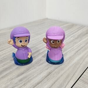 Bubble Guppies Roll n Go Rolling Set of 2 Oone Gil Racer Outfit PLAY CONDITION